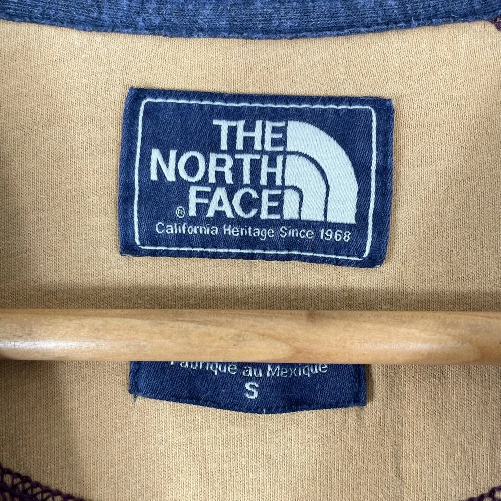 The North Face Henley Mens Small Purple Raglan Sleeve California Heritage Shirt